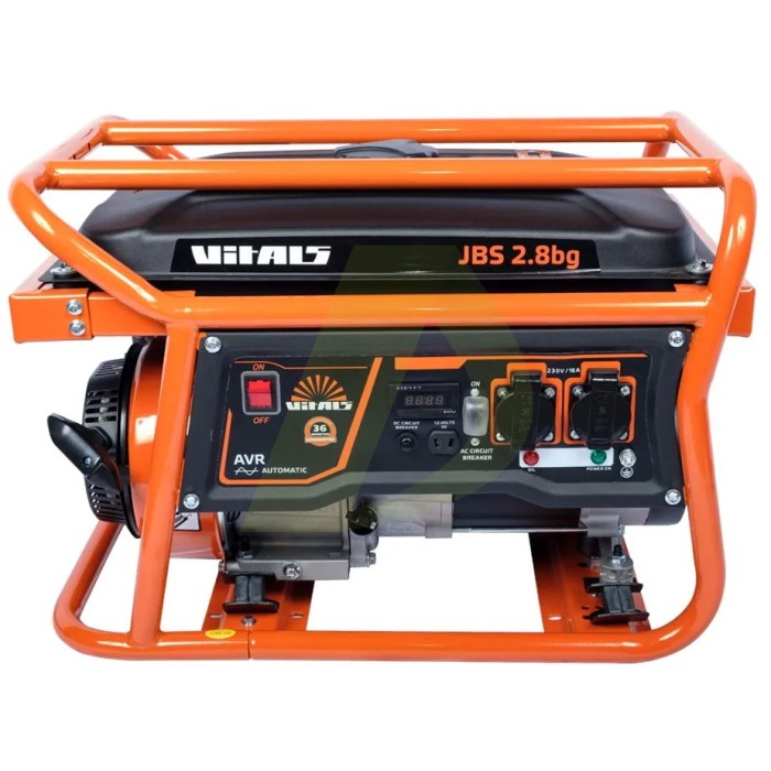Генератор бензиновий VITALS JBS 2.8bg (88863N) Генератор бензиновий VITALS JBS 2.8bg (88863N)