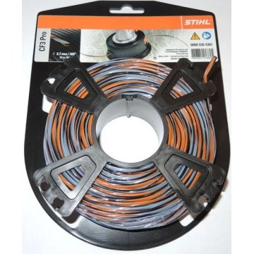 Жилка (триммерный корд) STIHL 2,7 мм х 26 м CF3 Pro (00009304301)