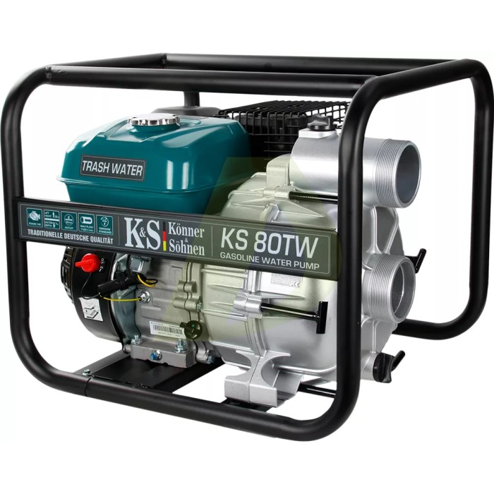Бензиновая мотопомпа KONNER & SOHNEN KS 80 TW LPG (911047) Бензиновая мотопомпа KONNER & SOHNEN KS 80 TW LPG (911047)