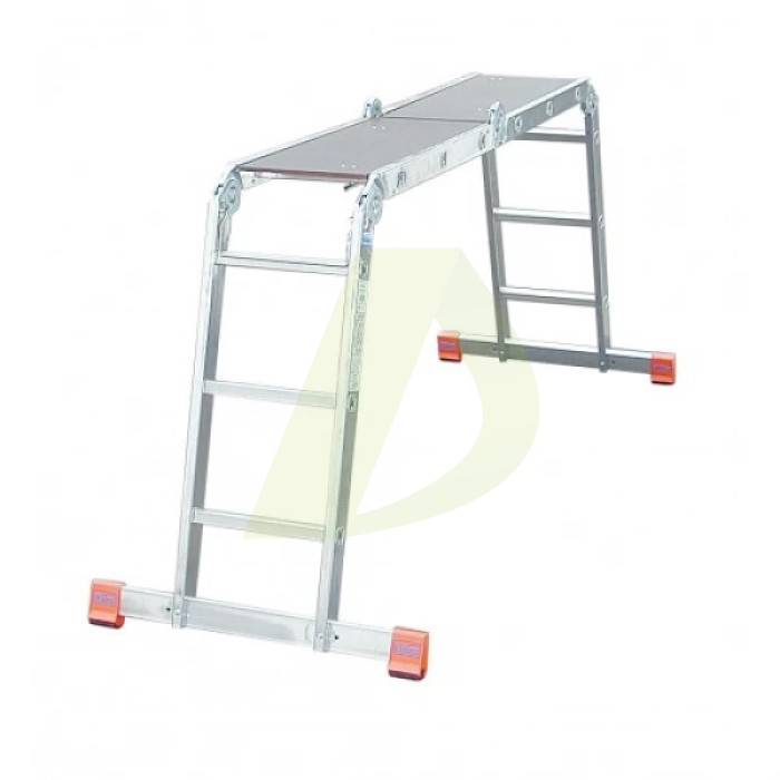 Лестница-трансформер шарнирная, алюминиевая KRAUSE MultiMatic, 4 секции, 3 ступ., 0,9-3,5 м, без платформи (120632) Лестница-трансформер шарнирная, алюминиевая KRAUSE MultiMatic, 4 секции, 3 ступ., 0,9-3,5 м, без платформи (120632)