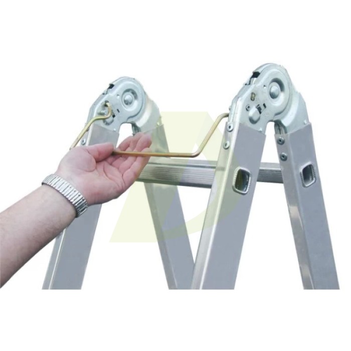 Лестница-трансформер шарнирная, алюминиевая KRAUSE MultiMatic, 4 секции, 3 ступ., 0,9-3,5 м, без платформи (120632) Лестница-трансформер шарнирная, алюминиевая KRAUSE MultiMatic, 4 секции, 3 ступ., 0,9-3,5 м, без платформи (120632)