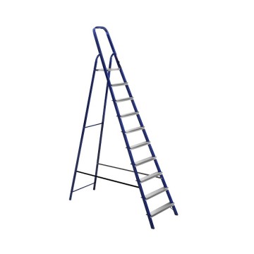 Стремянка односторонняя металлическая STARK SMLW510, 1 секция, 10 ступ., 2,6 м (525110208)