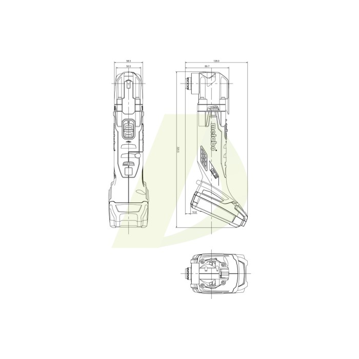 Акумуляторний універсальний різак METABO MT 18 LTX Compact (613021510) Акумуляторний універсальний різак METABO MT 18 LTX Compact (613021510)