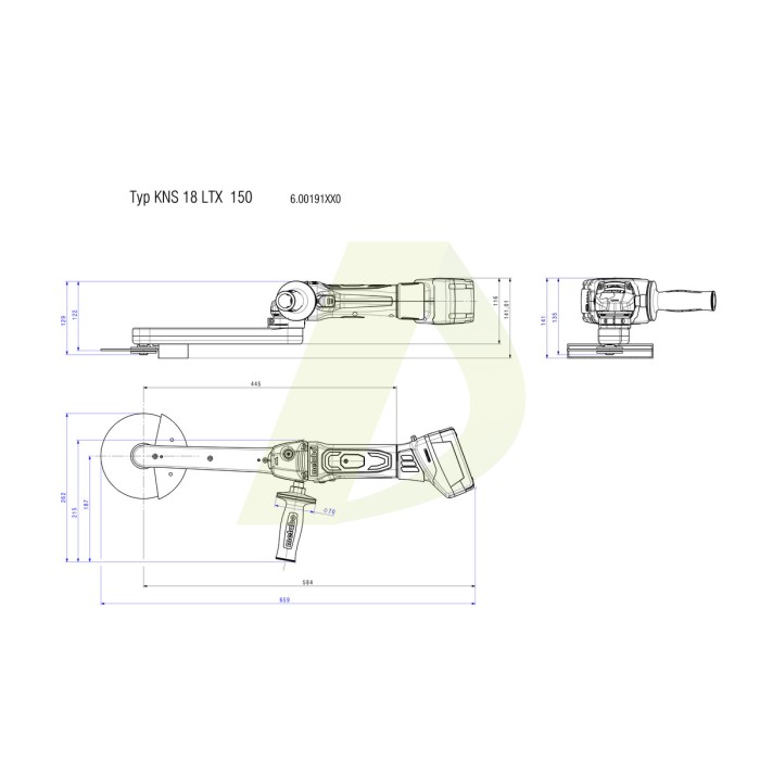 PowerMaxx CC 12 BL Акумуляторна кутова шліфувальна машина PowerMaxx CC 12 BL Акумуляторна кутова шліфувальна машина