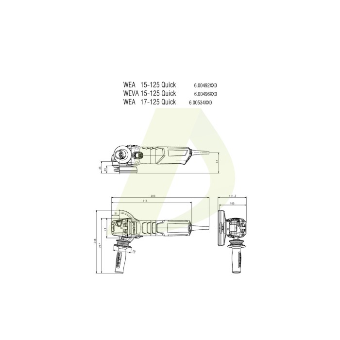 W 13-150 Quick Угловая шлифмашина W 13-150 Quick Угловая шлифмашина