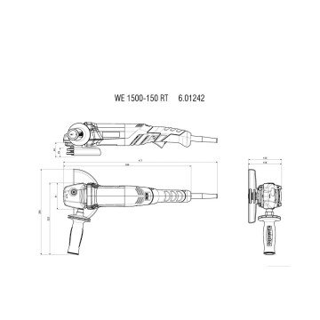 WEPBA 19-180 Quick RT Угловая шлифмашина