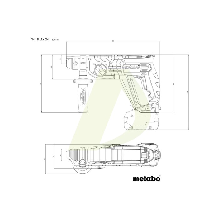 BH 18 LTX BL 16 Акумуляторний перфоратор BH 18 LTX BL 16 Акумуляторний перфоратор