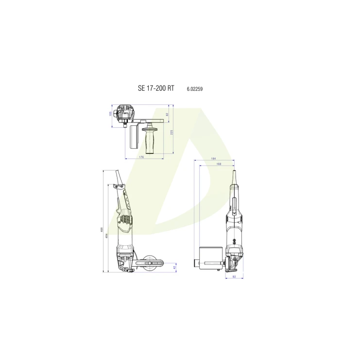 WEPBA 24-180 MVT Quick Кутова шліфувальна машина WEPBA 24-180 MVT Quick Кутова шліфувальна машина