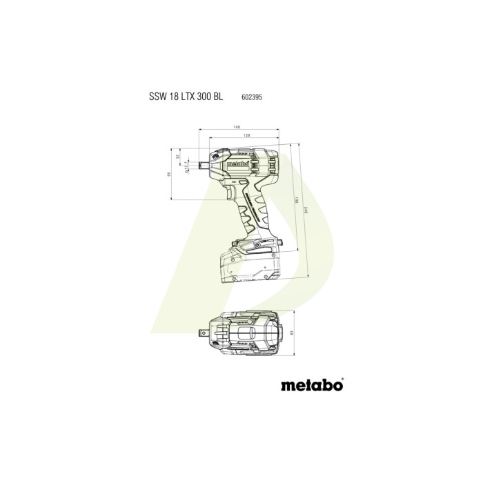 SSW 18 LTX 400 BL Аккумуляторный ударный гайковерт SSW 18 LTX 400 BL Аккумуляторный ударный гайковерт