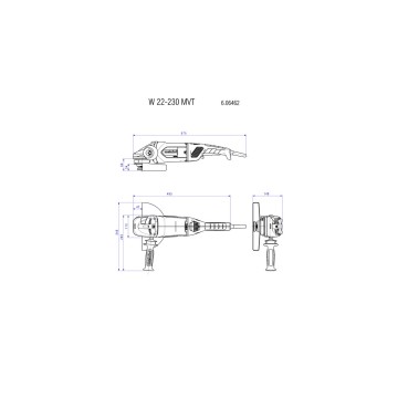 WP 1100-125 Угловая шлифмашина