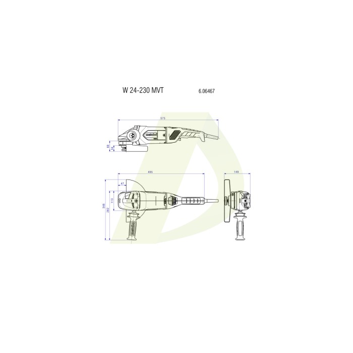 W 750-115 Set Кутова шліфувальна машина W 750-115 Set Кутова шліфувальна машина