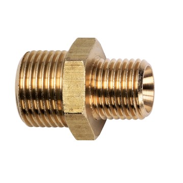 Двойной переходный ниппель, наружная резьба 1/4" x наружная резьба 1/2" (0901026190)