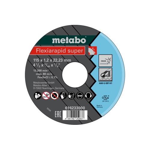 Flexiarapid super 115x1,2x22,23 Inox, TF 41 (616233000)