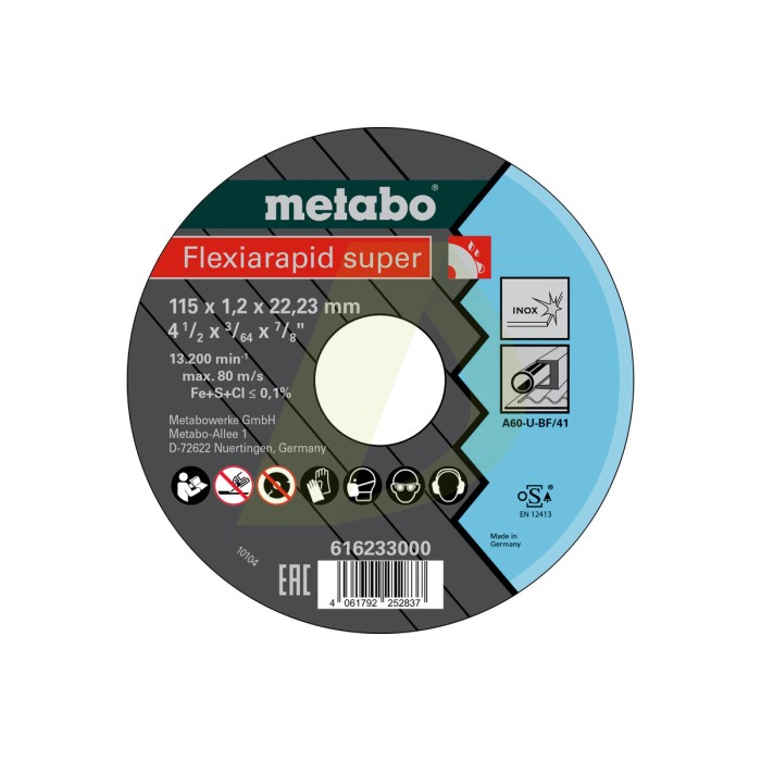 Flexiarapid super 115x1,2x22,23 Inox, TF 41 (616233000) Flexiarapid super 115x1,2x22,23 Inox, TF 41 (616233000)