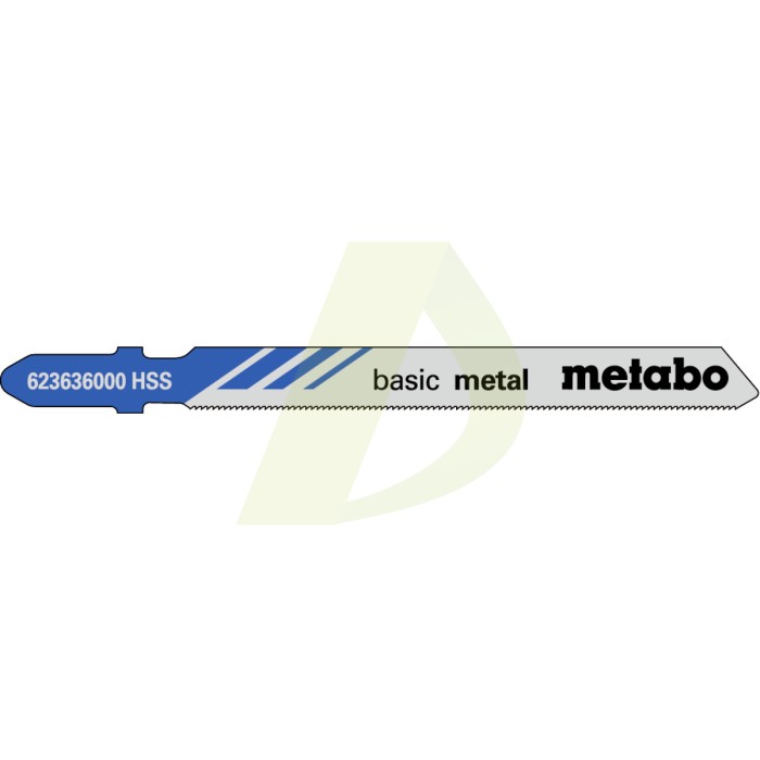 5 пилкових полотен для лобзиків «basic metal», 66/ 0,7 мм (623636000) 5 пилкових полотен для лобзиків «basic metal», 66/ 0,7 мм (623636000)