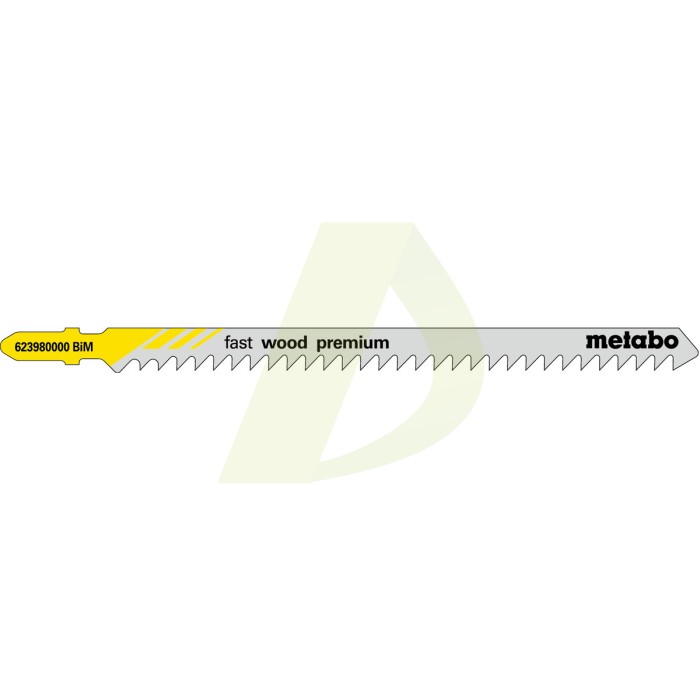 5 пилочных полотен для лобзиков «fast wood premium», 126/4,0 мм (623980000) 5 пилочных полотен для лобзиков «fast wood premium», 126/4,0 мм (623980000)