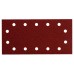 10 шлифовальных листов на липучках 115x230 мм, P 80, Д+М, SR (625788000)