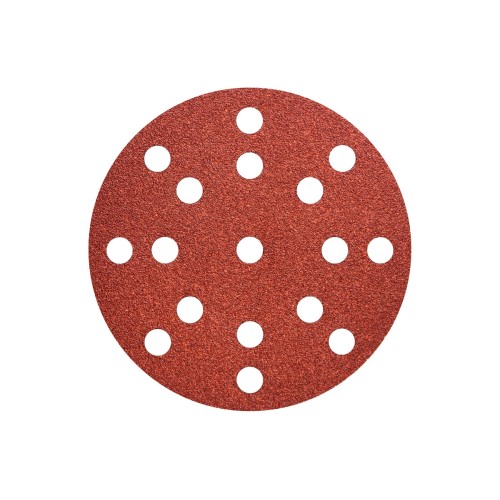 50 шлифовальных листов на липучках 125 мм, P240, Д+М, «multi-hole» (626854000)