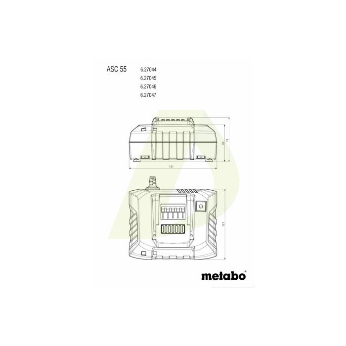Зарядное устройство для ASC 55, 12–36 В, «AIR COOLED», Аргентина (627105000) Зарядное устройство для ASC 55, 12–36 В, «AIR COOLED», Аргентина (627105000)