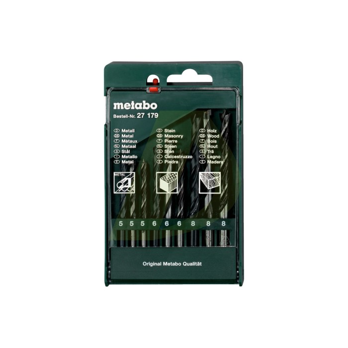 Кассета с набором сверл, 9 предм. (627179000) Кассета с набором сверл, 9 предм. (627179000)