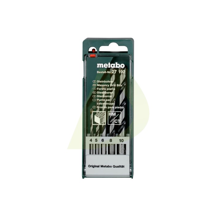 Касета зі свердлами по каменю, 5 предм. (627192000) Касета зі свердлами по каменю, 5 предм. (627192000)