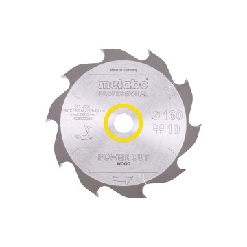Пилкове полотно "power cut wood - professional", 160x20, Z10 WZ 22° (628002000)