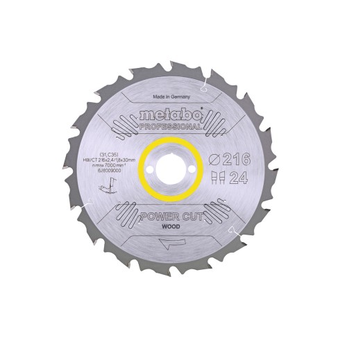 Пыльцевое полотно "power cut wood - professional", 216x30, Z24 WZ 5° neg. (628009000)