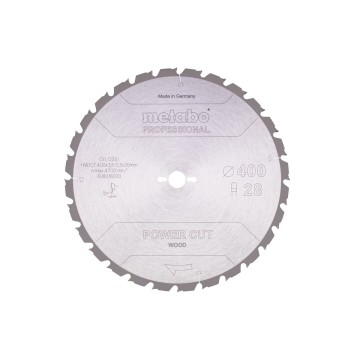 Пилкове полотно «power cut wood — professional», 400x30, Z28 TZ 10° (628018000)