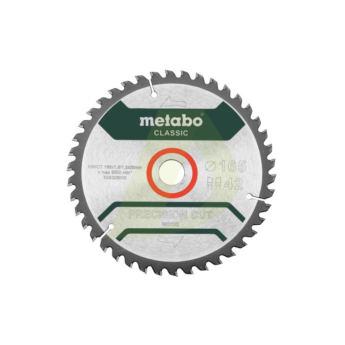 Пильный диск "Precision Cut Wood - Classic", 165x20 Z42 WZ 5° /B (628027000) Пильный диск "Precision Cut Wood - Classic", 165x20 Z42 WZ 5° /B (628027000)