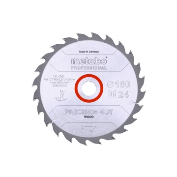 Пыльцевое полотно "precision cut wood - professional", 160x20, Z24 WZ 20° (628031000)