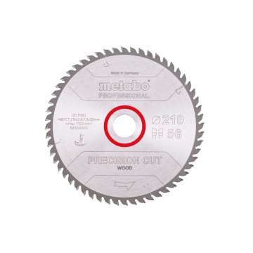 Пилкове полотно "precision cut wood - professional", 210x30, Z56 WZ 10° (628040000)