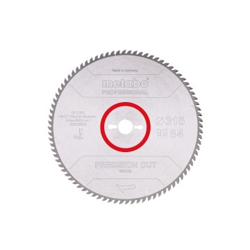 Пыльцевое полотно "precision cut wood - professional", 315x30, Z84 WZ 10° (628058000)