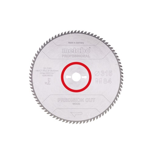 Пыльцевое полотно "precision cut wood - professional", 315x30, Z84 WZ 10° (628058000)