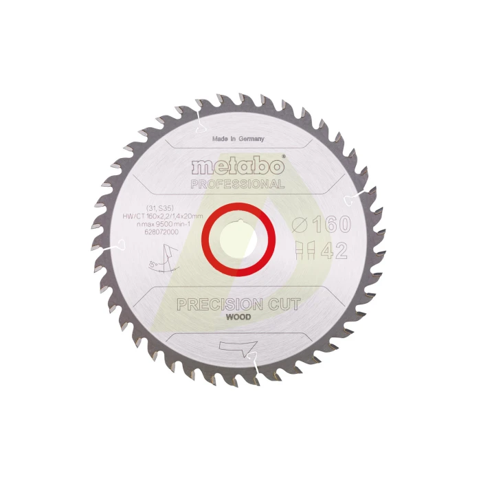 Пилкове полотно «precision cut wood - professional», 160x20, Z42 WZ 15° (628072000) Пилкове полотно «precision cut wood - professional», 160x20, Z42 WZ 15° (628072000)
