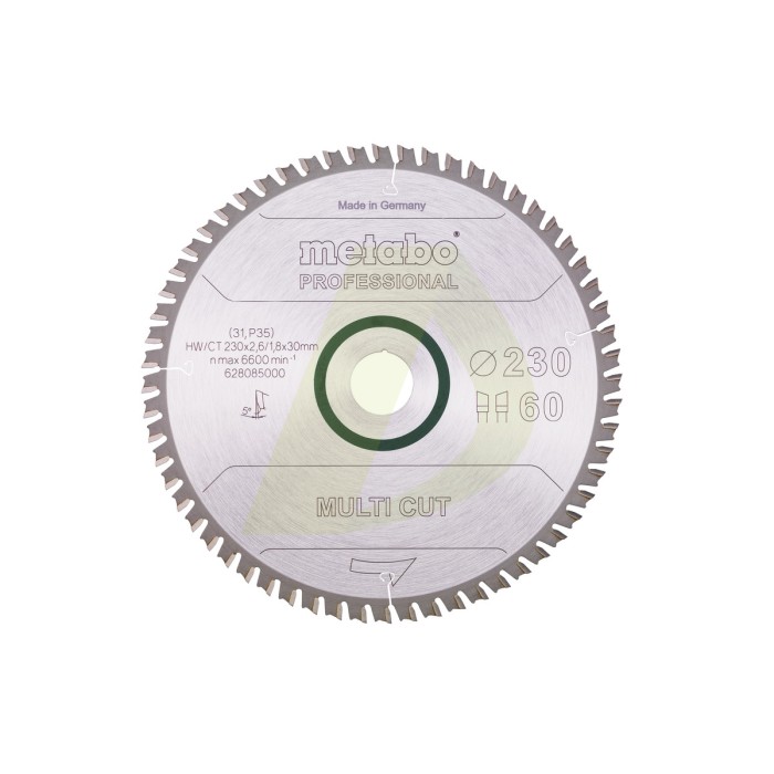 Пилкове полотно "multi cut - professional", 230x30, Z60 WZ 5° (628085000) Пилкове полотно "multi cut - professional", 230x30, Z60 WZ 5° (628085000)