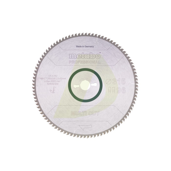 Пыльцевое полотно "multi cut - professional", 315x30, Z96 FZ/TZ, 5°neg. (628092000) Пыльцевое полотно "multi cut - professional", 315x30, Z96 FZ/TZ, 5°neg. (628092000)