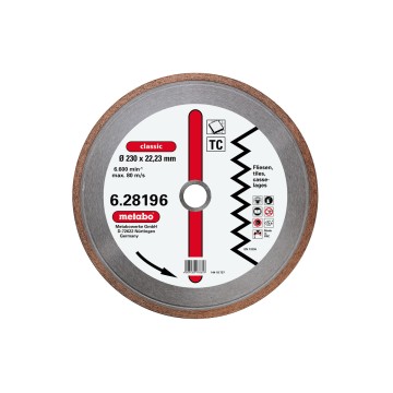 Алм. ИД, 230x1,7x22,23 мм, "classic", "TC", керамическая плитка (628196000)