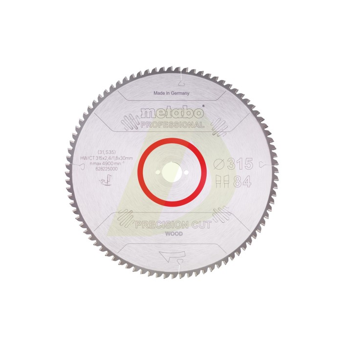 Пилкове полотно "precision cut wood - professional", 315x30, Z84 WZ 5° neg. (628225000) Пилкове полотно "precision cut wood - professional", 315x30, Z84 WZ 5° neg. (628225000)