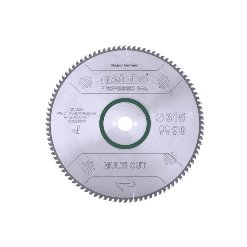 Пыльцевое полотно "multi cut - professional", 315x30, Z96 FZ/TZ, 5°neg. (628226000)