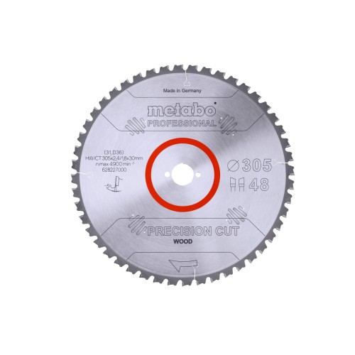 Пыльцевое полотно "precision cut wood - professional", 305x30, Z48 WZ 5° neg. (628227000)