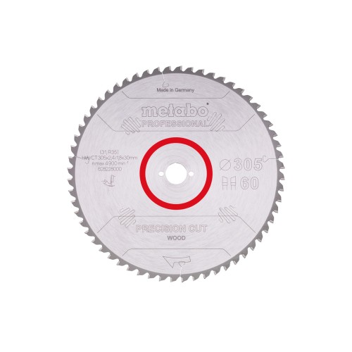 Пыльцевое полотно "precision cut wood - professional", 305x30, Z60 WZ 5° neg. (628228000)