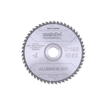 Пыльцевое полотно «aluminium cut - professional», 190x30 Z52 FZ/TZ 5°neg (628296000)