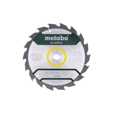 Пильное полотно "Power Cut Wood - Classic", 7,25 x 0,625, Z18 WZ 5° /B (628418000)