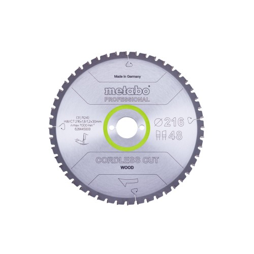 Пилкове полотно «cordless cut wood - professional», 216x30 Z48 WZ 5°neg (628445000)