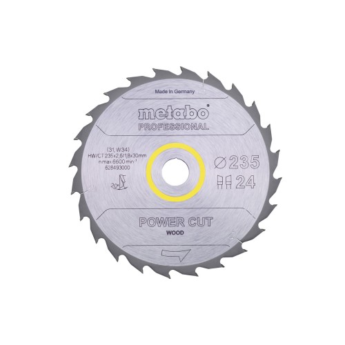 Пилкове полотно «power cut wood — professional», 235x30, Z24 WZ 20° (628493000)