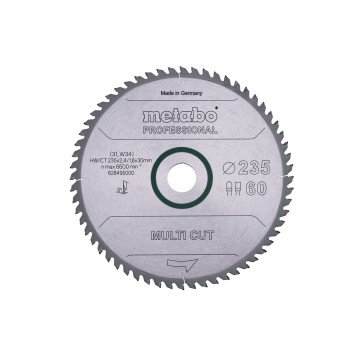 Пыльцевое полотно «multi cut - professional», 235x30, Z60 FZ/TZ 5° (628495000)