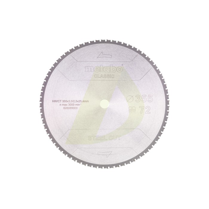 Пыльцевое полотно "steel cut - classic", 355x25,4 Z72 FZ/FA 4° (628669000) Пыльцевое полотно "steel cut - classic", 355x25,4 Z72 FZ/FA 4° (628669000)