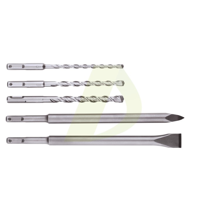 Набір свердел і зубил SDS-plus «SP», 5 предм. (630465000) Набір свердел і зубил SDS-plus «SP», 5 предм. (630465000)