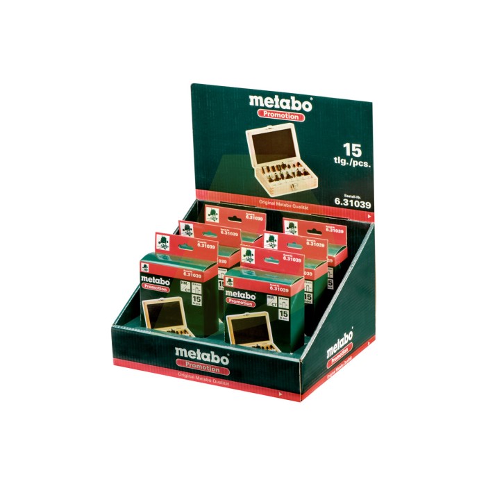 Набір фрез SP, 8 мм, 15 предм. (631039000) Набір фрез SP, 8 мм, 15 предм. (631039000)