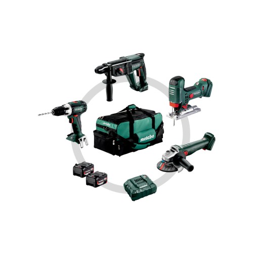 Combo Set 4.1.4 18 V Аккумуляторный инструмент в комплекте